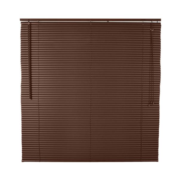 PERSIANA HORIZONTAL DE PVC 160 X 150 CM CAFÉ WENGUE
