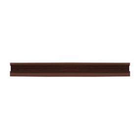 SELLAPUERTA AUTOMÁTICO COLOR MADERA CEREZO ALUMINIO 100 CM