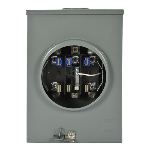 BASE PARA MEDIDOR DE 100 A TRIFÁSICA 7 TERMINALES 600 V MS1007J