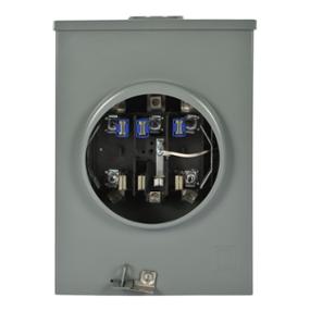 BASE PARA MEDIDOR DE 100 A TRIFÁSICA 7 TERMINALES 600 V MS1007J