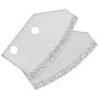 CUCHILLAS PARA REMOVEDOR DE LECHADA BORDE DE GRANO DE CARBURO 5.1 CM 2 PIEZAS