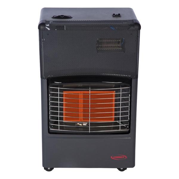 CALEFACTOR DE GAS LP / ELÉCTRICO DE RADIACIÓN PORTÁTIL 30 M2 NEGRO