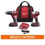 COMBO ROTOMARTILLO 1/2" + ATORNILLADOR 1/4" M18