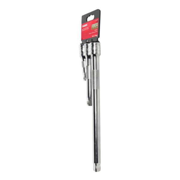 JUEGO DE EXTENSIONES ARTICULADAS 3 PIEZAS CUADRO 1/2" ACERO