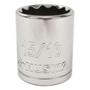 DADO 15/16" CUADRO 1/2" 12 PUNTAS ACERO