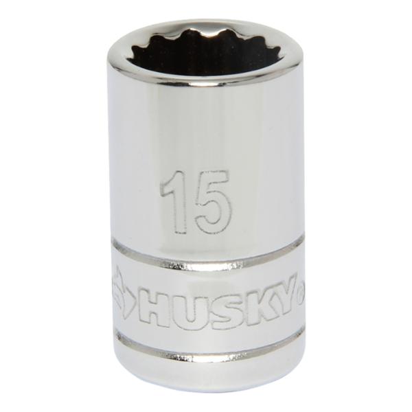 DADO 12 PUNTOS 15 MM CUADRO 1/2" ACERO