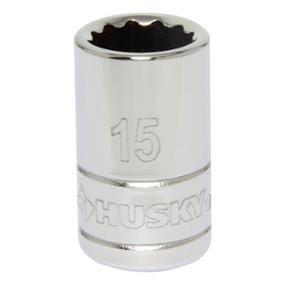 DADO 12 PUNTOS 15 MM CUADRO 1/2" ACERO