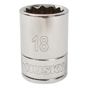 DADO 18 MM CUADRO 1/2" 12 PUNTOS ACERO
