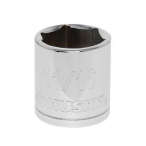 DADO HEXAGONAL 11/16" CUADRO 3/8" ACERO 1 PIEZA