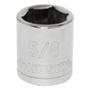 DADO HEXAGONAL 5/8" CUADRO 3/8" ACERO CROMADO