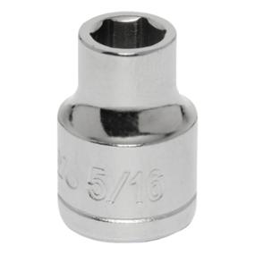 DADO HEXAGONAL 5/16" CUADRO 1/2" 6 PUNTAS ACERO