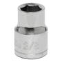 DADO HEXAGONAL 3/8" CUADRO 3/8" ACERO CROMADO