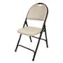 SILLA PLEGABLE DE JARDÍN 87 X 56.3 CM RESINA Y ACERO BEIGE