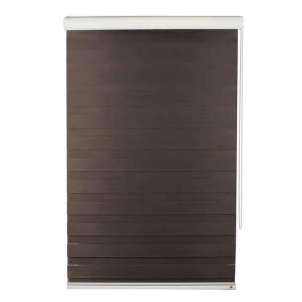 PERSIANA ENROLLABLE ROLLER DÚO 100 X 220 CM CHOCOLATE