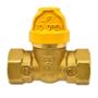 VÁLVULA DE ESFERA 1/2" DE LATÓN PARA USO EN GAS