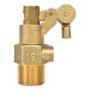 VÁLVULA PARA FLOTADOR CON TUERCA Y ARANDELA BRONCE 3/4" DORADA