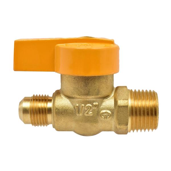 VÁLVULA DE ESFERA 3/8" DE LATÓN 200 PSI