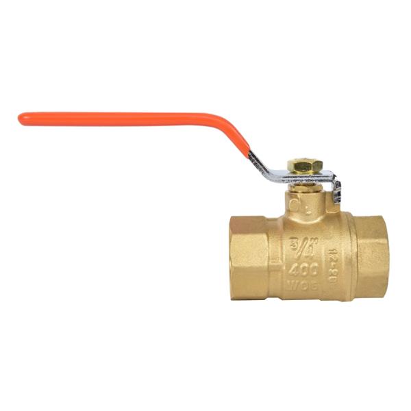 VÁLVULA DE ESFERA 3/4" DE LATÓN 400 PSI