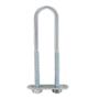PERNO EN U 1/4 X 4 X 3/4 DE PULGADA PLATA