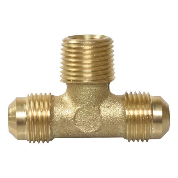 TEE LATÓN 3/8" X 3/8" FLARE X 3/8" MACHO