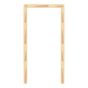 MARCO PARA PUERTA MADERA 218.4 X 109.2 X 6.35 CM CON ACABADO SIN BISAGRA