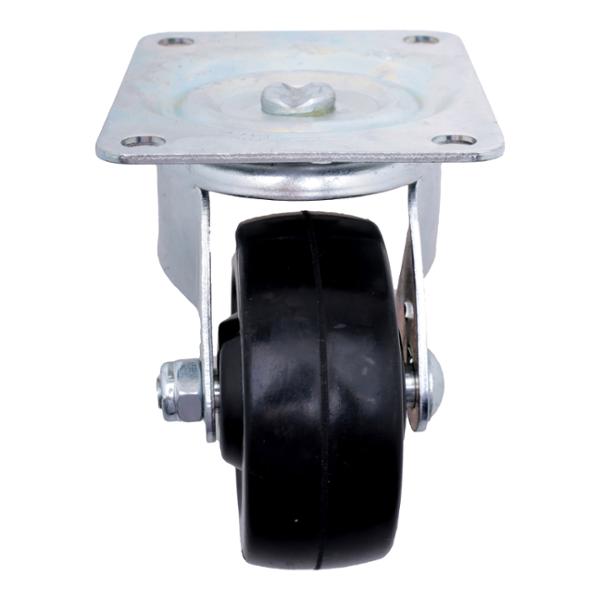 RUEDA DE BASE GIRATORIA USO RUDO DE 3 PULGADAS NEGRO