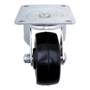RUEDA DE BASE GIRATORIA USO RUDO DE 3 PULGADAS NEGRO