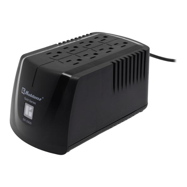 REGULADOR DE VOLTAJE 1000 W NEGRO KOBLENZ