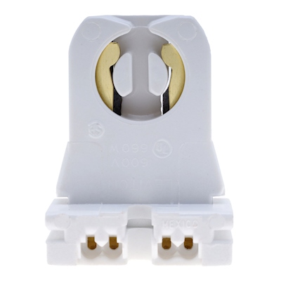 BASE PARA TUBO FLOURESCENTE BLANCO LEVITON