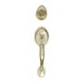 CERRADURA DE GATILLO PARA ENTRADA PRINCIPAL VENECIA DOBLE REVERSIBLE LATON BRILLANTE