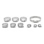 ABRAZADERAS AJUSTABLES PLATA EVERBILT 10 PIEZAS