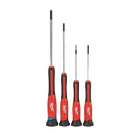 JUEGO DE DESTORNILLADORES DE PRECISIÓN MILWAUKEE 4 PIEZAS