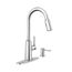 MEZCLADORA EXTENSIBLE CURVA PARA COCINA NORI 40.5 X 19.5 X 10.4 CM CROMADO MOEN