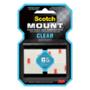 TIRAS DOBLE CARA SCOTCH 3M PARA MONTAJE TRANSPARENTE, 25.4 MM X 76.2 MM, SOPORTA HASTA 2.7 KG