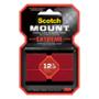 TIRAS DOBLE CARA SCOTCH 3M PARA MONTAJE EXTREMA NEGRO, 25.4 MM X 76.2 MM, SOPORTA HASTA 5.4 KG