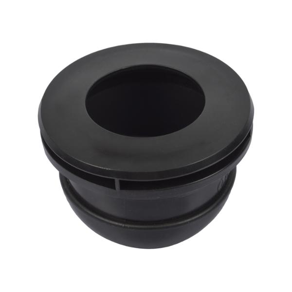 CUELLO FLEXIBLE PARA SANITARIO 4 PULGADAS NEGRO COFLEX