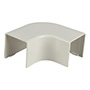 ÁNGULO PLANO PARA CANALETA 25 X 25 MM BLANCO