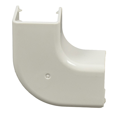 ÁNGULO PLANO PARA CANALETA 20 X 20 MM BLANCO