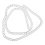 ESPIRAL PARA CABLES ELÉCTRICOS DE POLIETILENO 19 MM X 2 M BLANCO 1 PIEZA