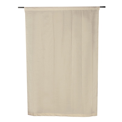 CORTINA DE JACQUARD PARA VENTANA POLIÉSTER BEIGE 210 X 140 CM