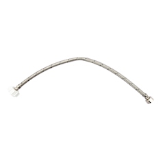 MANGUERA FLEXIBLE PARA SANITARIO DE ACERO 0.5M 1/2" X 7/8"