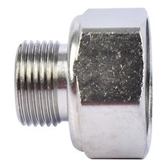 ADAPTADOR PARA LLAVES DE CONTROL DE ACERO 1/2" X 3/8" 2 PIEZAS