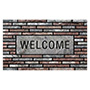 TAPETE DE ENTRADA WELCOME SLATS CAUCHO RECICLADO 45 X 75 CM EXTERIOR ATRAPA SUCIEDAD