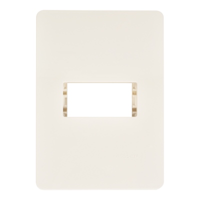 PLACA DE PARED 1 MÓDULO BLANCO