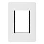 PLACA DE PARED 3 MÓDULOS BLANCO Y NEGRO