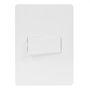 APAGADOR SENCILLO CON PLACA DE PARED INCLUIDA BLANCO