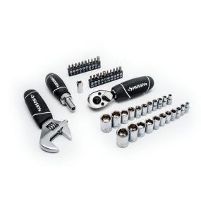 JUEGO DE LLAVES Y DADOS STUBBY 46 PIEZAS CUADRO 1/4" Y 3/8" ACERO