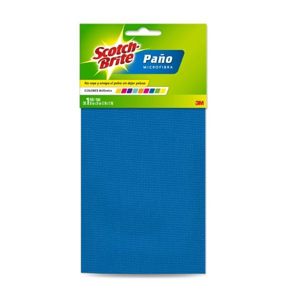 PAÑO MICROFIBRA SCOTCH-BRITE COLORES VARIADOS 1 PIEZA