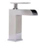 LLAVE BERLÍN MONOMANDO BAJA PARA LAVABO DE BAÑO 16.1 CM CROMO PULIDO
