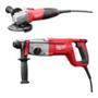 COMBO DE ROTOMARTILLO SDS PLUS 1 PULGADA Y ESMERILADORA 4 1/2" MILWAUKEE